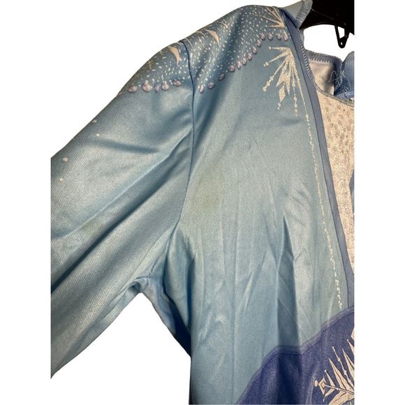 Disney Store Girls Frozen 2 Princess Elsa Traveling Outfit Blue Costume‎ Medium - Picture 10 of 11